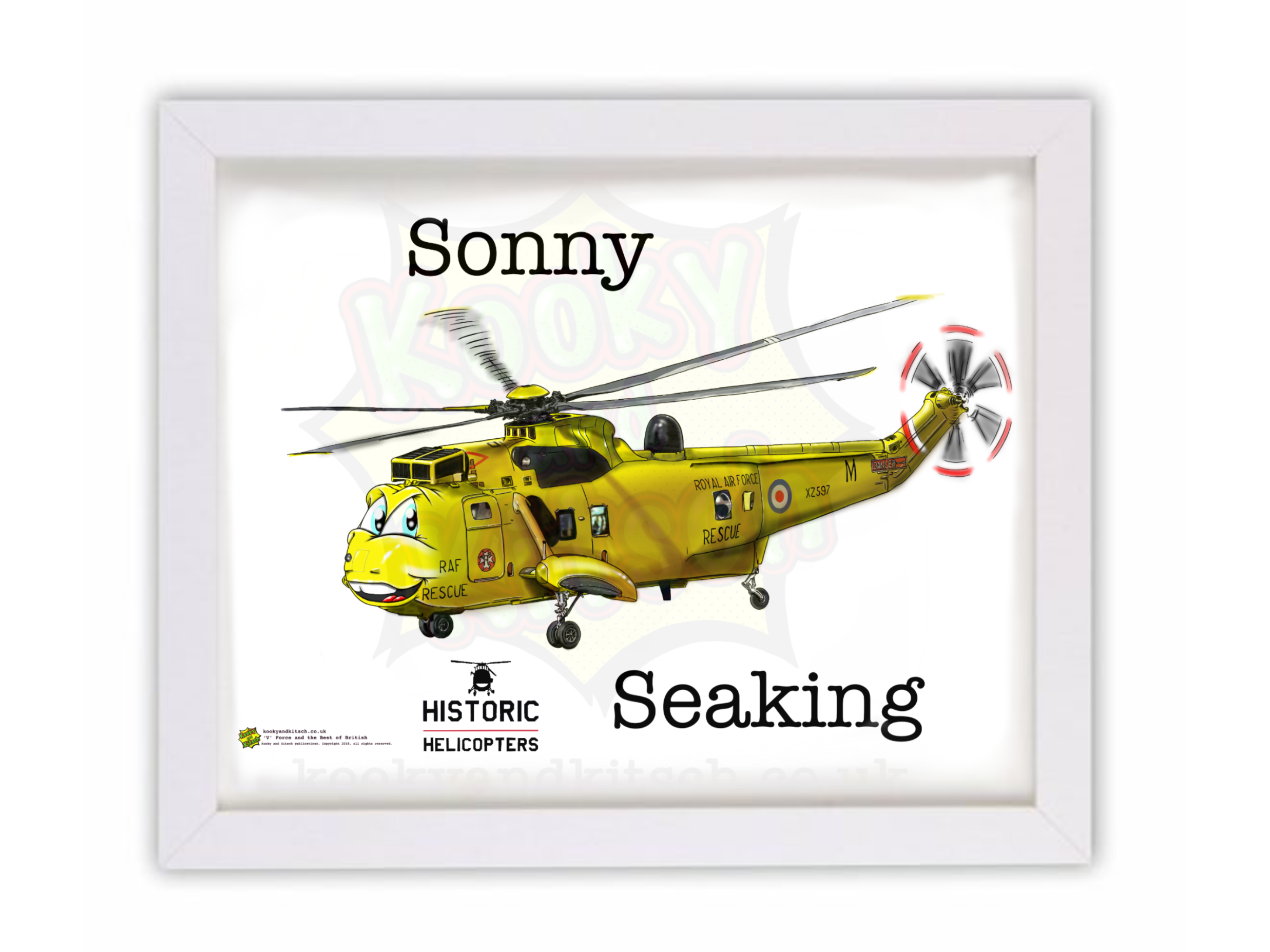 sonny seaking framed picture  historic